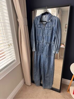 H&M Denim Jumpsuit in Medium Blue
